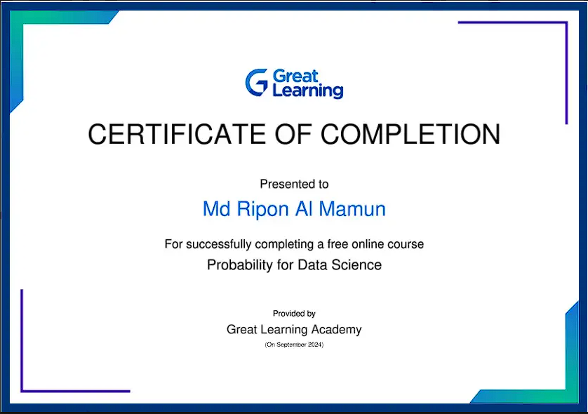 Probability for Data Science  – Great Learning